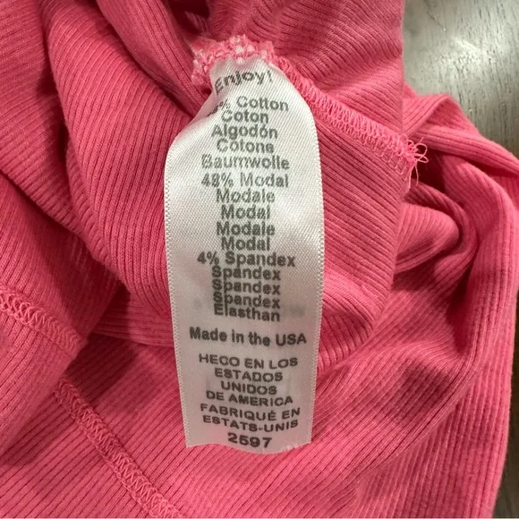 New! Michael Stars Wren Ruched Midi Dress Ribbed Knit Bodycon Womens Size Small - Picture 5 of 7